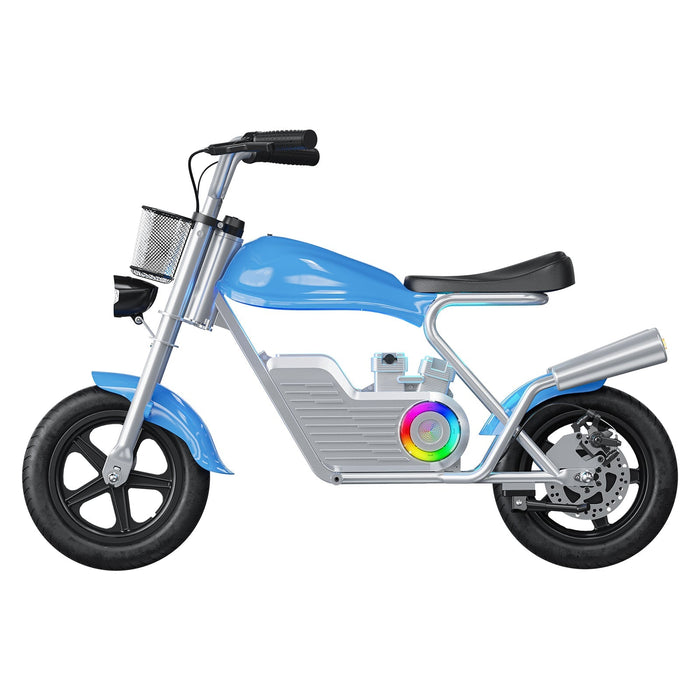 KingSong M19 Blue kids electric mini bike — official product view 3