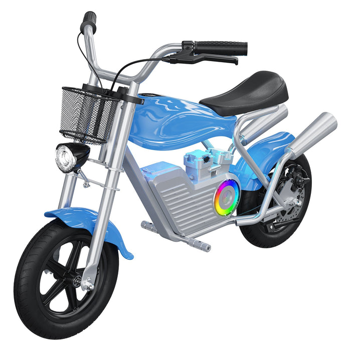KingSong M19 Blue kids electric mini bike — official product view 2