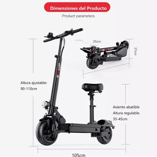 Sealup Q9 Mini Electric Scooter — 8", 350W