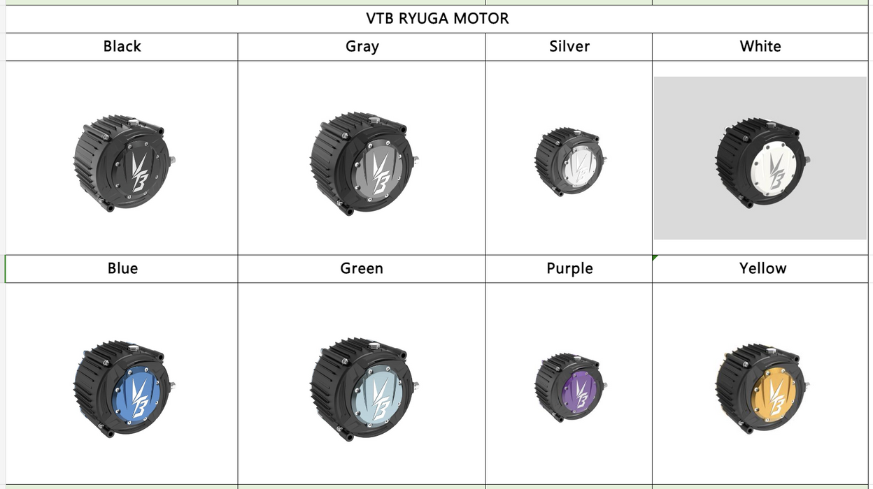 VTB Ryuga RGA-52kW motor