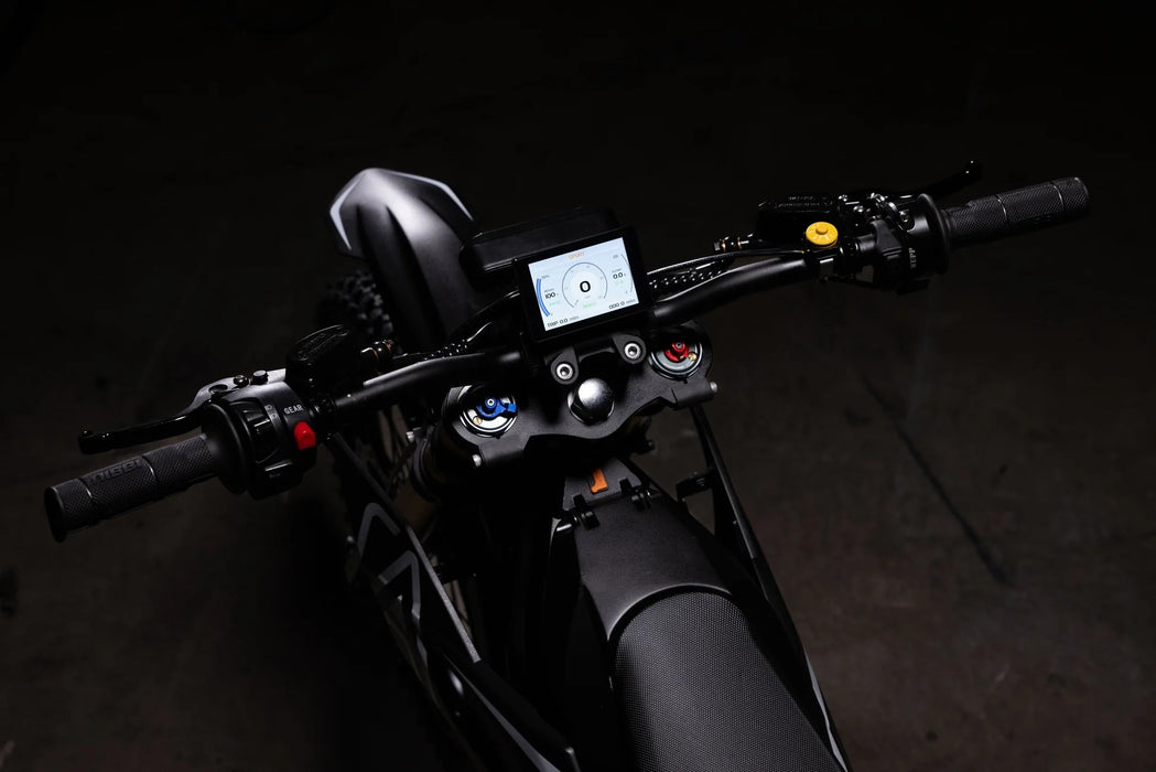 ALTIS Sigma electric off-road motorcycle — official TFT cockpit detail